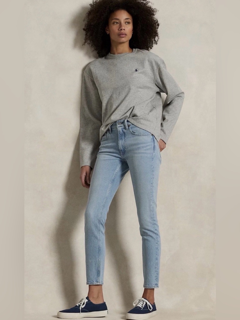 Ralph LAUREN Black Label Womens Slim Straight Classic Jean Size 0 EUC